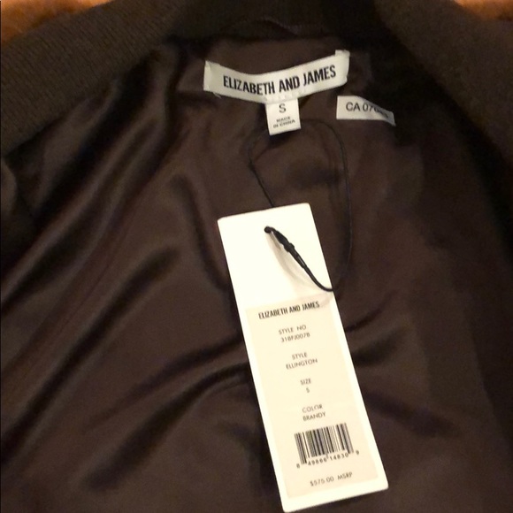 Elizabeth & James Faux Fur Ellington Jacket - NWT - Picture 2 of 5